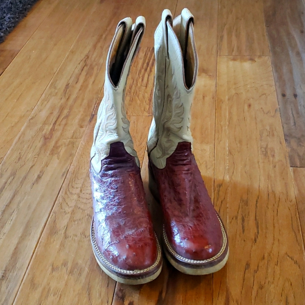 Ostrich Justin Boots